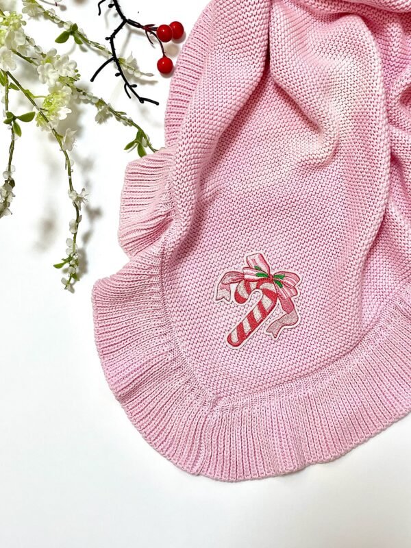 Christmas Santa Carton Knitted Blanket For Baby Gift