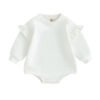 Long Sleeve Ruffled Babby Romper