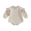 Long Sleeve Ruffled Babby Romper