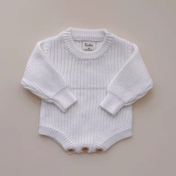 Main-01 Long Sleeve Winter Outfit Classic Cotton Romper