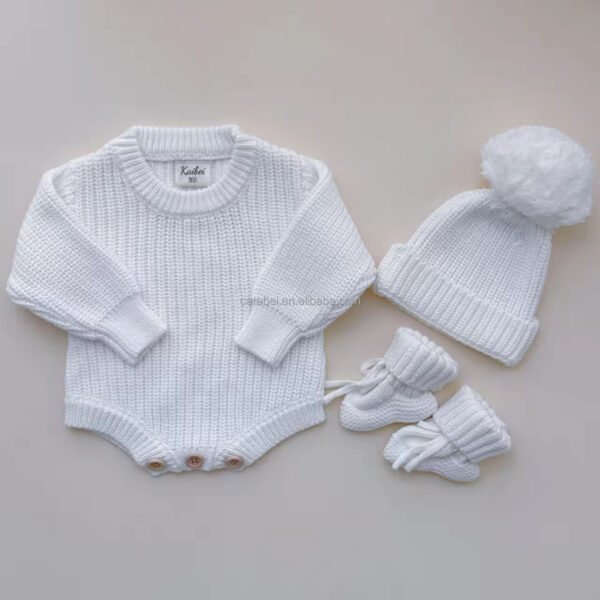 Main-04 Long Sleeve Winter Outfit Classic Cotton Romper