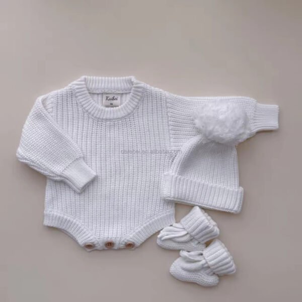 Main-05 Long Sleeve Winter Outfit Classic Cotton Romper