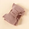 Striped Knitted Large Bow Double Layered Headband