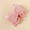 Striped Knitted Large Bow Double Layered Headband